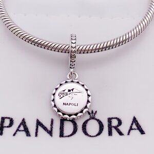 Pandora Charm Pendente Vesuvio Napoli Charm Bracciali Pandora Moments